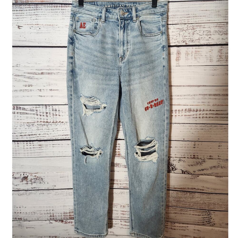 VTG American Eagle Tony The tiger Collab Size 2 Short Blue Jeans